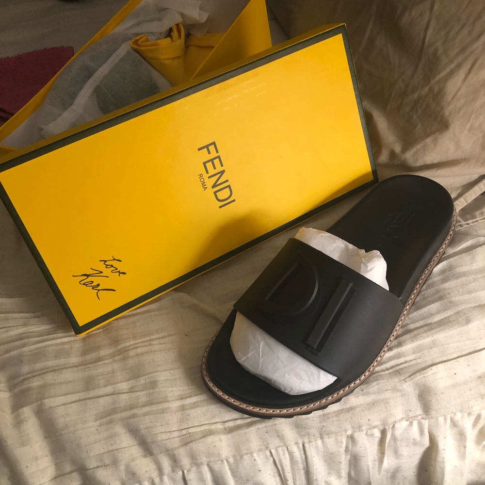 Fendi slides brand new
